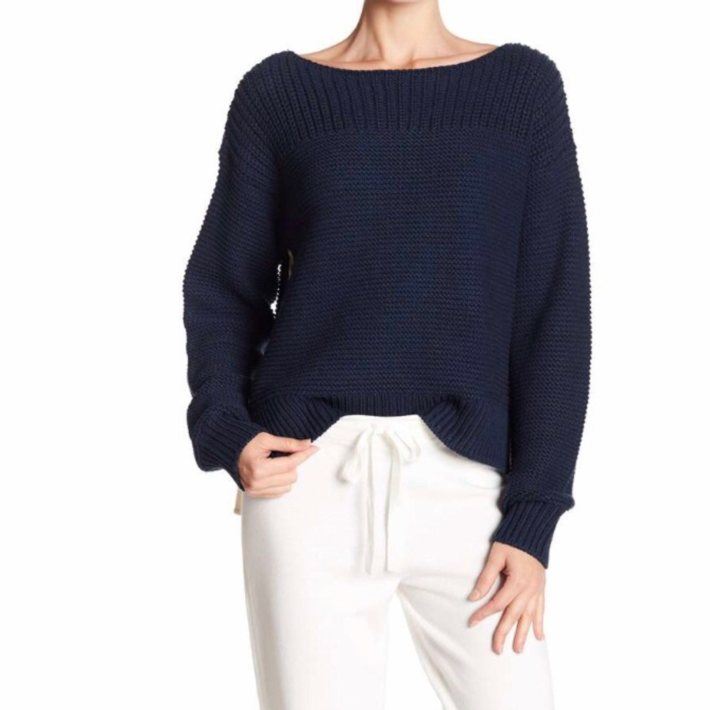 360 Degrees Navy Sweater